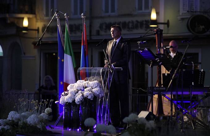 Predsednik republike je bil slavnostni govornik na slovesnosti ob dnevu dravnosti v Piranu
